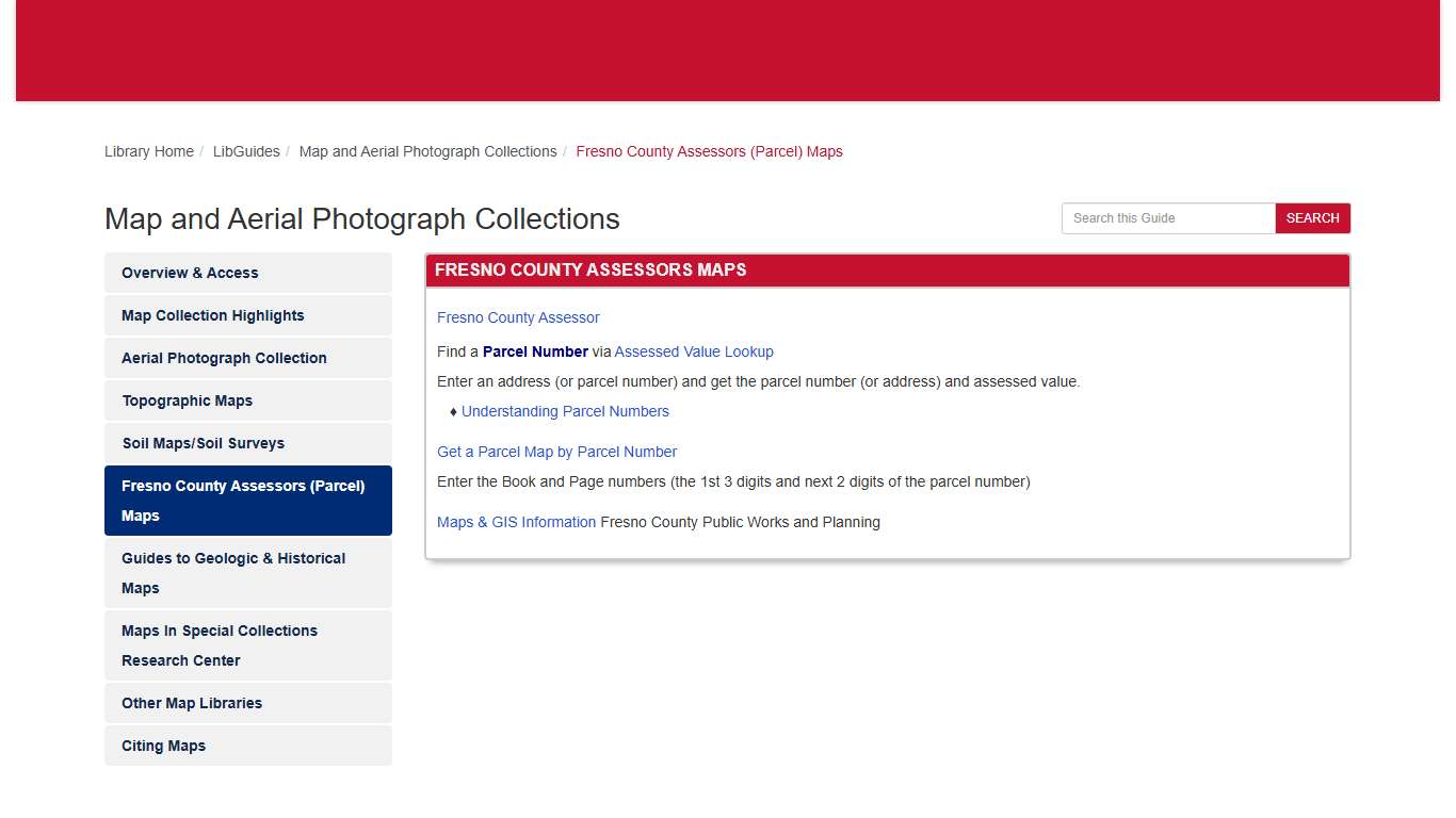 Fresno County Assessors (Parcel) Maps - Map and Aerial Photograph Collections - LibGuides at California State University Fresno